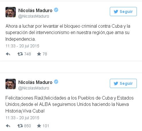 Tweets Maduro 1