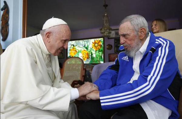 Fidel y el Papa Francisco 1